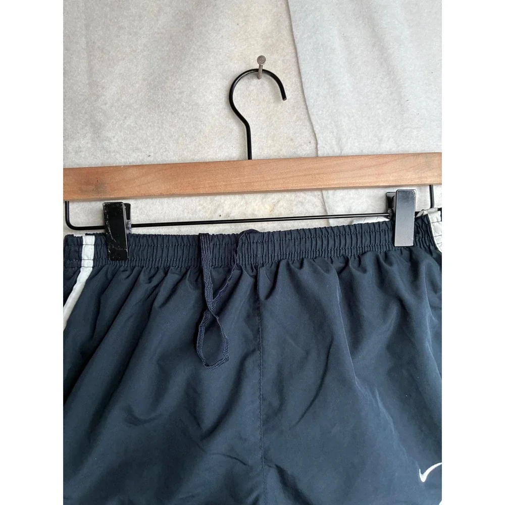 Nike Fit Dry Womens Running Shorts Black White Swoosh Small b397